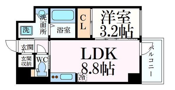 S-RESIDENCE舟入本町の物件間取画像